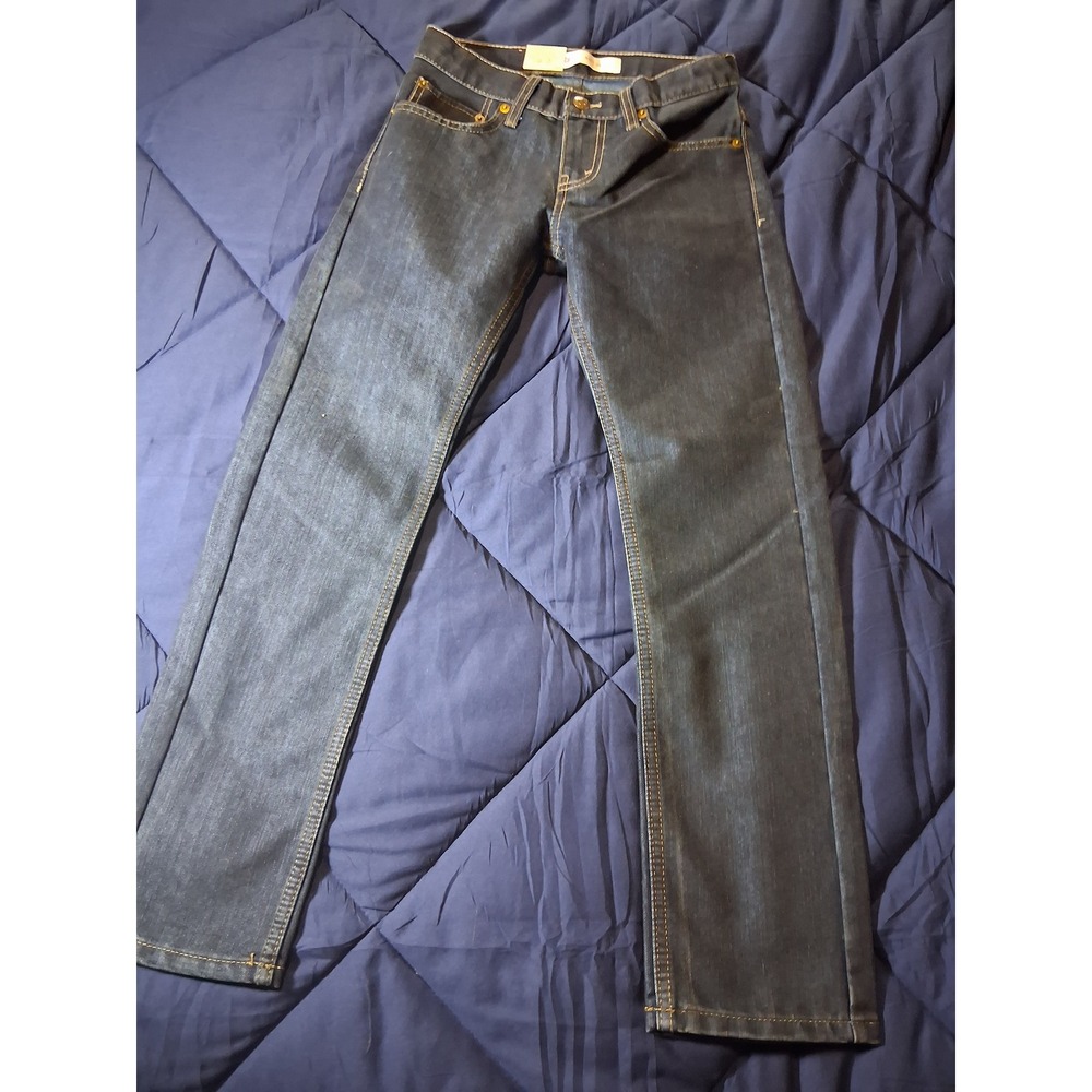 Levis 511 Slim Fit Boys Jeans Dark Wash Adjustable Waist Size 10 Reg 25x25 NWT